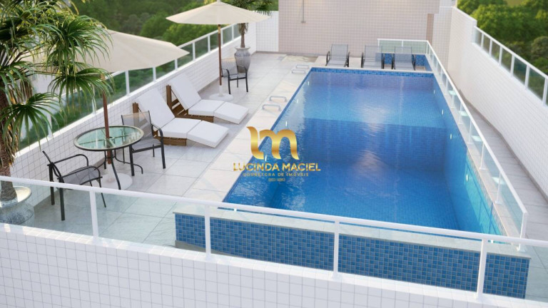Imagem Apartamento com 2 Quartos à Venda, 40 m² em Guilhermina - Praia Grande