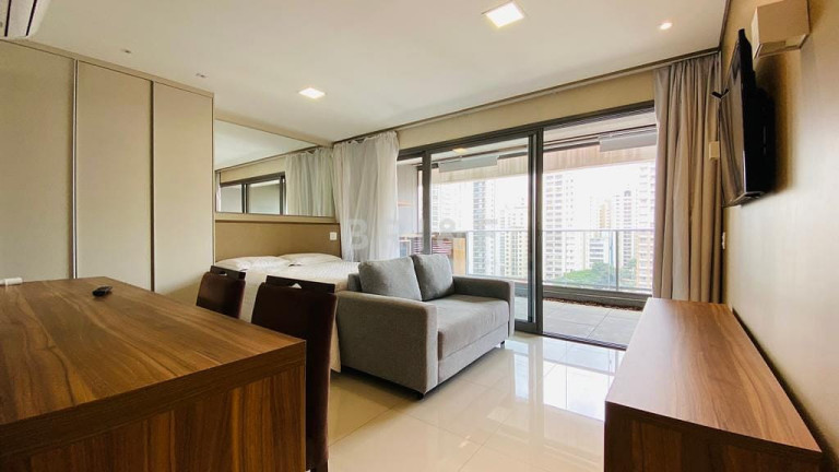 Imagem Apartamento com 1 Quarto para Alugar, 41 m² em Brooklin - São Paulo Imagem Apartamento com 1 Quarto para Alugar, 41 m² em Brooklin - São Paulo