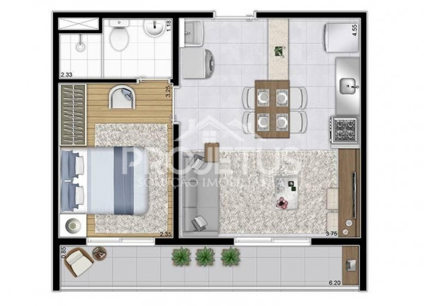 Imagem Apartamento com 1 Quarto à Venda, 38 m² em Bom Retiro - São Paulo Imagem Apartamento com 1 Quarto à Venda, 38 m² em Bom Retiro - São Paulo