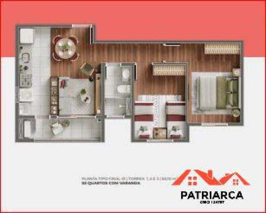 Imagem Apartamento com 2 Quartos à Venda, 50 m² em Jardim Nova Alvorada - Hortolândia Imagem Apartamento com 2 Quartos à Venda, 50 m² em Jardim Nova Alvorada - Hortolândia