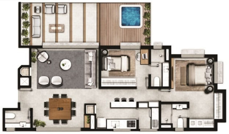 Imagem Cobertura com 3 Quartos à Venda, 158 m² em Petrópolis - Porto Alegre