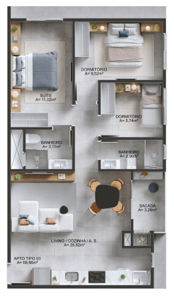 Imagem Imóvel com 2 Quartos à Venda, 62 m² em Morretes Imagem Imóvel com 2 Quartos à Venda, 62 m² em Morretes