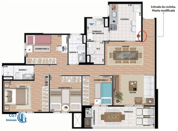 Imagem Apartamento com 4 Quartos à Venda, 105 m² em Jardim Tupanci - Barueri Imagem Apartamento com 4 Quartos à Venda, 105 m² em Jardim Tupanci - Barueri
