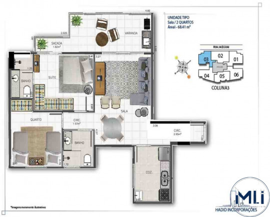 Imagem Imóvel com 2 Quartos à Venda, 59 m² em Maracanã - Rio De Janeiro Imagem Imóvel com 2 Quartos à Venda, 59 m² em Maracanã - Rio De Janeiro