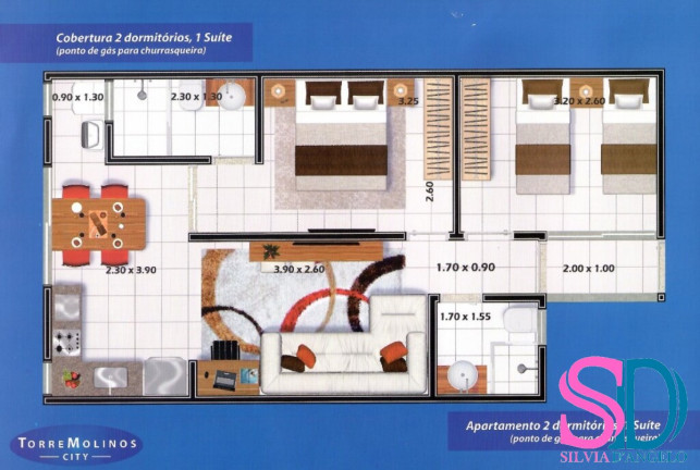 Imagem Apartamento com 2 Quartos à Venda, 74 m² em Centro - Ubatuba