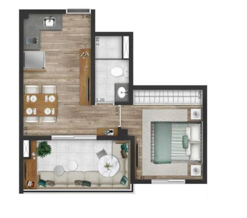 Imagem Apartamento com 1 Quarto à Venda, 33 m² em Vila Mariana - São Paulo Imagem Apartamento com 1 Quarto à Venda, 33 m² em Vila Mariana - São Paulo