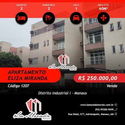 Apartamento com 2 Quartos à Venda, 60 m² em Distrito Industrial I - Manaus