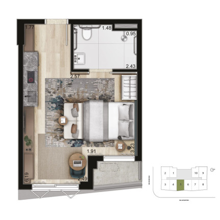 Imagem Apartamento à Venda, 29 m² em Vila Nova Conceição - São Paulo Imagem Apartamento à Venda, 29 m² em Vila Nova Conceição - São Paulo