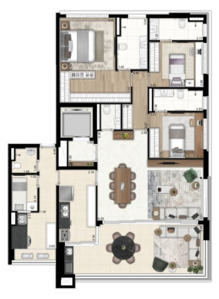 Imagem Apartamento com 3 Quartos à Venda, 156 m² em Paraíso - São Paulo