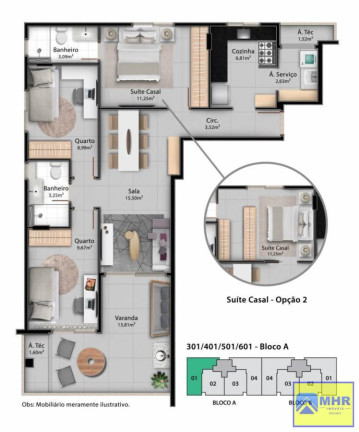 Imagem Apartamento com 2 Quartos à Venda, 67 m² em Jardim Camburi - Vitória Imagem Apartamento com 2 Quartos à Venda, 67 m² em Jardim Camburi - Vitória
