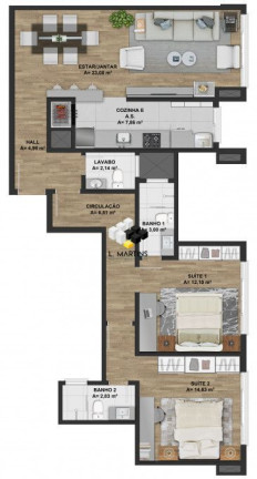 Imagem Apartamento com 2 Quartos à Venda, 76 m² em Floresta - Gramado Imagem Apartamento com 2 Quartos à Venda, 76 m² em Floresta - Gramado