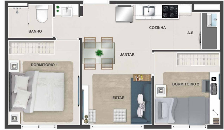 Imagem Imóvel com 2 Quartos à Venda, 32 m² em Vila Moinho Velho - São Paulo