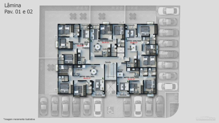 Imagem Apartamento com 3 Quartos à Venda, 62 m² em Bessa - João Pessoa Imagem Apartamento com 3 Quartos à Venda, 62 m² em Bessa - João Pessoa