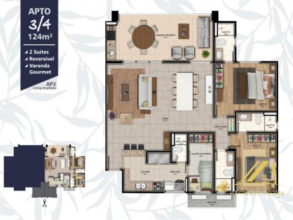 Imagem Apartamento com 3 Quartos à Venda, 68 m² em Palame - Esplanada Imagem Apartamento com 3 Quartos à Venda, 68 m² em Palame - Esplanada