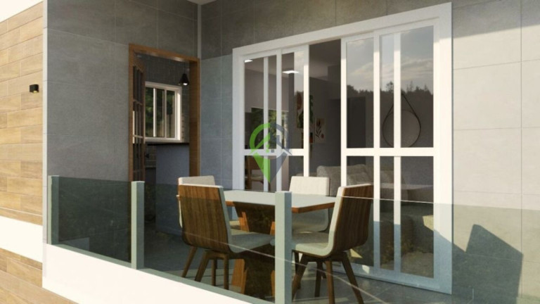 Imagem Casa com 2 Quartos à Venda, 115 m² em Marapé - Santos Imagem Casa com 2 Quartos à Venda, 115 m² em Marapé - Santos