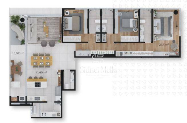 Imagem Apartamento com 3 Quartos à Venda, 148 m² em Praia Brava - Itajaí