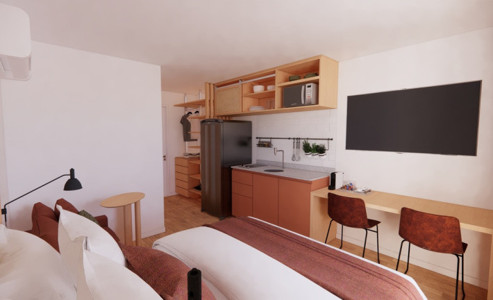 Imagem Apartamento com 1 Quarto à Venda, 44 m² em Brooklin Paulista - São Paulo Imagem Apartamento com 1 Quarto à Venda, 44 m² em Brooklin Paulista - São Paulo
