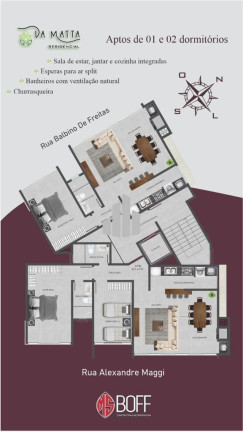Imagem Apartamento com 1 Quarto à Venda, 60 m² em Centro - Torres