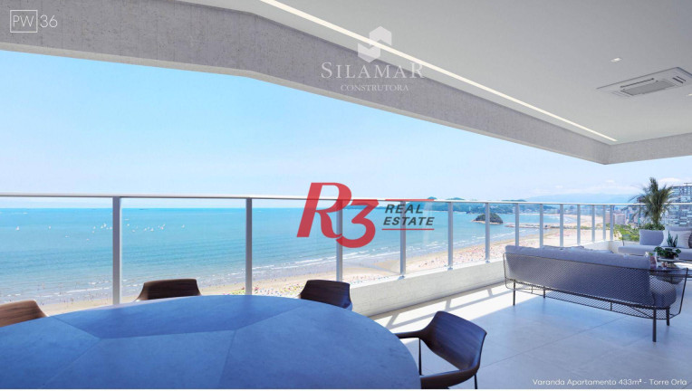 Imagem Apartamento com 3 Quartos à Venda, 224 m² em Gonzaga - Santos