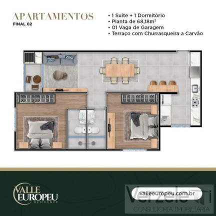 Imagem Apartamento com 2 Quartos à Venda, 68 m² em Lídia Duarte - Camboriú Imagem Apartamento com 2 Quartos à Venda, 68 m² em Lídia Duarte - Camboriú