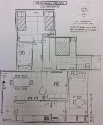 Apartamento com 2 Quartos à Venda, 80 m² em Vila São José - Taubaté
