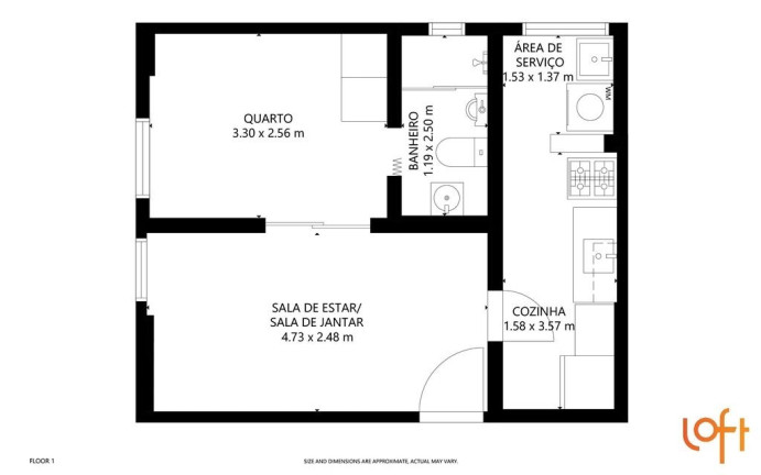 Imagem Apartamento com 1 Quarto à Venda, 36 m² em Santa Cecília - São Paulo