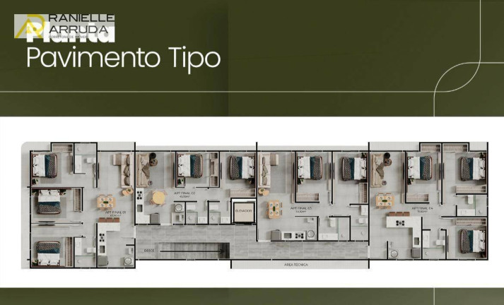 Imagem Apartamento com 2 Quartos à Venda, 45 m² em Bessa - João Pessoa Imagem Apartamento com 2 Quartos à Venda, 45 m² em Bessa - João Pessoa