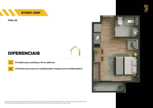 Imagem Apartamento com 1 Quarto à Venda, 28 m² em Pinheiros - São Paulo