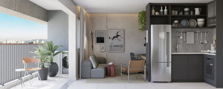 Imagem Apartamento com 2 Quartos à Venda, 40 m² em Brooklin Paulista - São Paulo