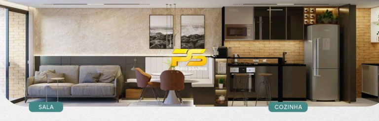 Imagem Apartamento com 1 Quarto à Venda, 39 m² em Bessa - João Pessoa Imagem Apartamento com 1 Quarto à Venda, 39 m² em Bessa - João Pessoa