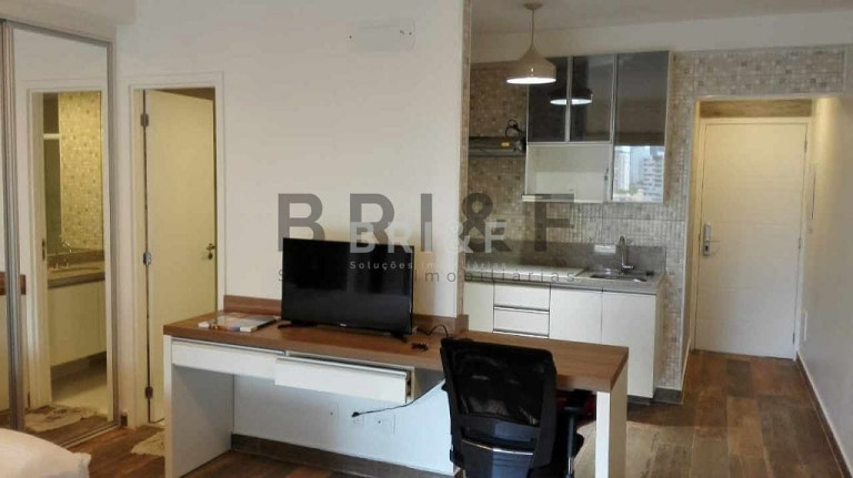 Imagem Apartamento com 1 Quarto para Alugar, 43 m² em Brooklin - São Paulo Imagem Apartamento com 1 Quarto para Alugar, 43 m² em Brooklin - São Paulo