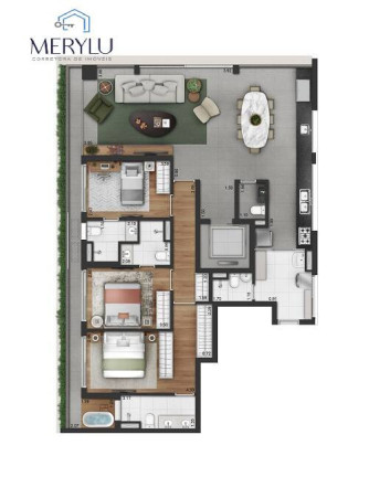 Imagem Apartamento com 3 Quartos à Venda, 150 m² em Indianópolis - São Paulo