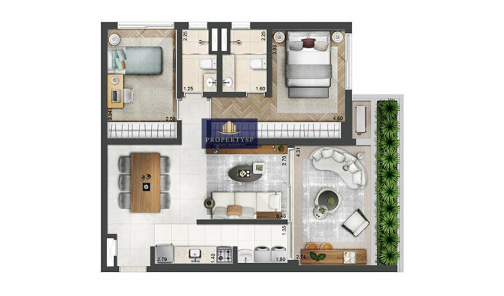 Imagem Apartamento com 2 Quartos à Venda, 89 m² em Perdizes - São Paulo Imagem Apartamento com 2 Quartos à Venda, 89 m² em Perdizes - São Paulo