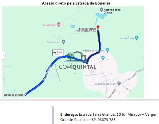 Imagem Fazenda à Venda, 600 m² em Recanto Verde Dos Lagos - Itapevi