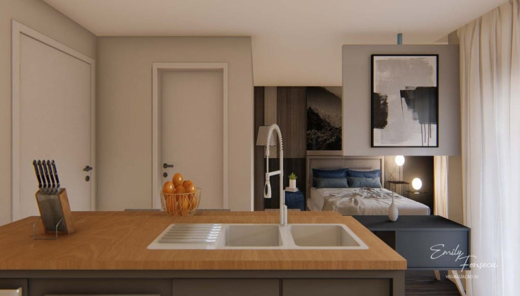 Imagem Apartamento com 1 Quarto à Venda, 29 m² em Capão Raso - Curitiba Imagem Apartamento com 1 Quarto à Venda, 29 m² em Capão Raso - Curitiba