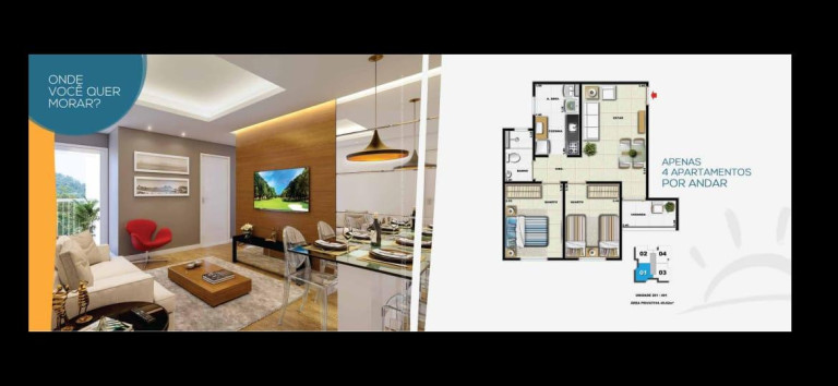 Imagem Apartamento com 2 Quartos à Venda, 49 m² em Pimenteiras - Teresópolis Imagem Apartamento com 2 Quartos à Venda, 49 m² em Pimenteiras - Teresópolis