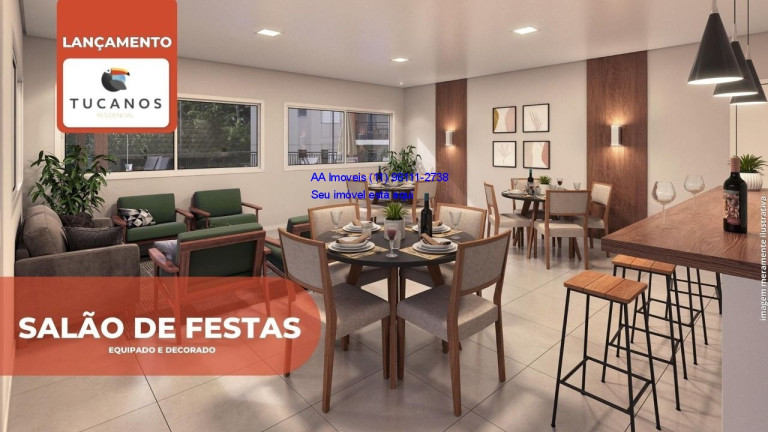 Imagem Apartamento com 3 Quartos à Venda, 66 m² em Lajeado - Cotia
