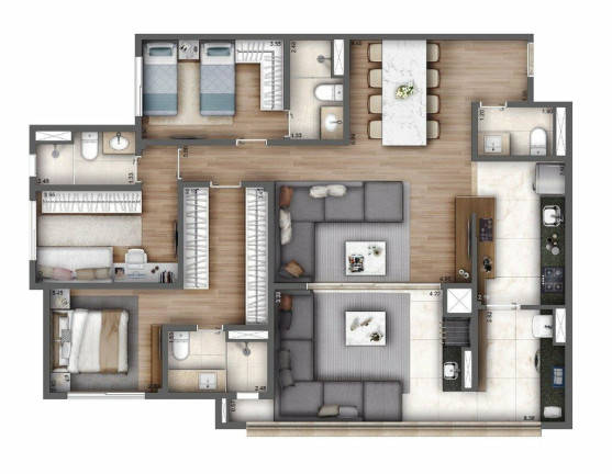 Imagem Apartamento com 3 Quartos à Venda, 120 m² em Ipiranga - São Paulo Imagem Apartamento com 3 Quartos à Venda, 120 m² em Ipiranga - São Paulo