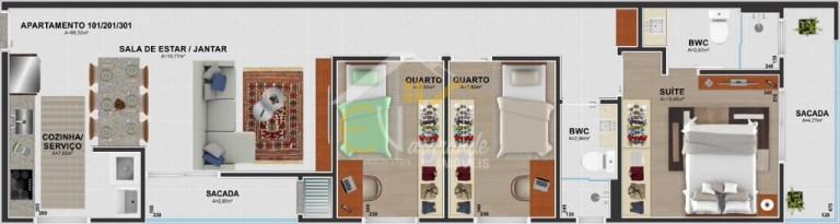 Imagem Apartamento com 3 Quartos à Venda, 88 m² em Centro - Pinhais Imagem Apartamento com 3 Quartos à Venda, 88 m² em Centro - Pinhais