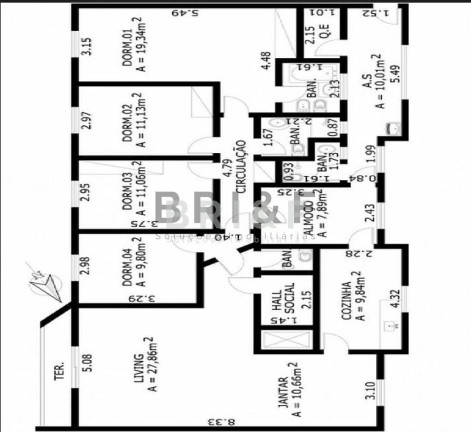 Imagem Apartamento com 4 Quartos à Venda, 186 m² em Cidade Monções - São Paulo Imagem Apartamento com 4 Quartos à Venda, 186 m² em Cidade Monções - São Paulo