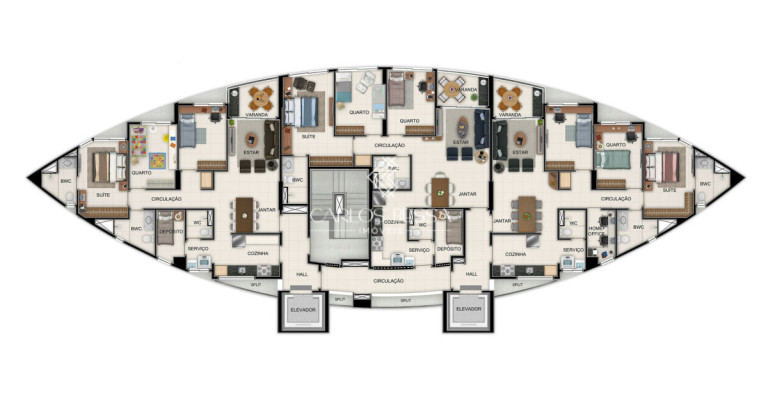 Imagem Apartamento com 3 Quartos à Venda, 85 m² em Graças - Recife