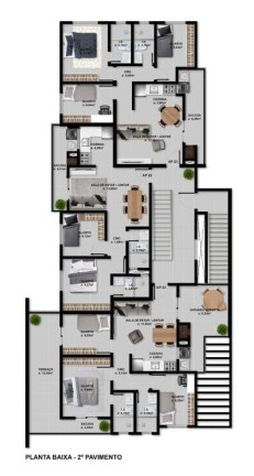 Imagem Apartamento com 3 Quartos à Venda, 63 m² em Afonso Pena - São José Dos Pinhais