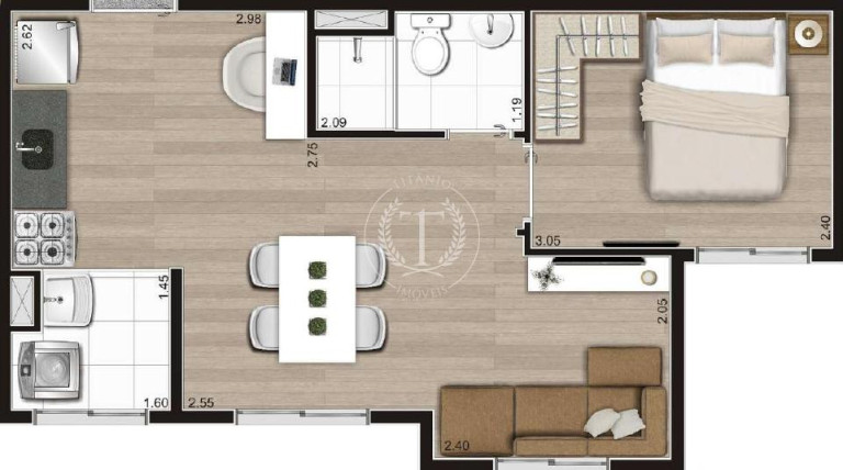 Imagem Apartamento com 2 Quartos à Venda, 36 m² em Vila Nina - São Paulo