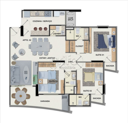 Imagem Apartamento com 3 Quartos à Venda, 100 m² em Aldeota - Fortaleza Imagem Apartamento com 3 Quartos à Venda, 100 m² em Aldeota - Fortaleza