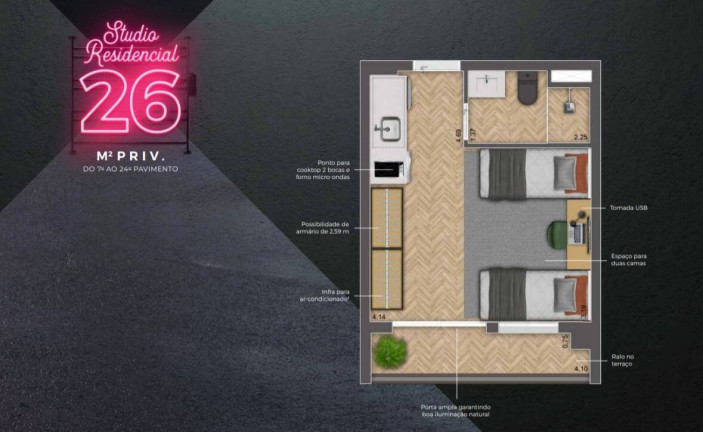 Imagem Apartamento à Venda,  em Vila Buarque - São Paulo