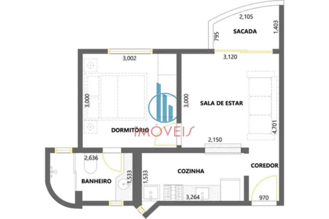 Imagem Apartamento com 1 Quarto à Venda, 45 m² em Morumbi - São Paulo Imagem Apartamento com 1 Quarto à Venda, 45 m² em Morumbi - São Paulo