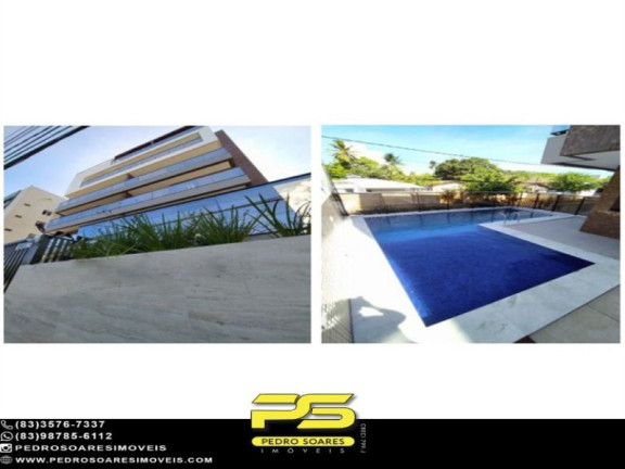 Apartamento com 3 Quartos à Venda, 174 m² em Cabo Branco - João Pessoa