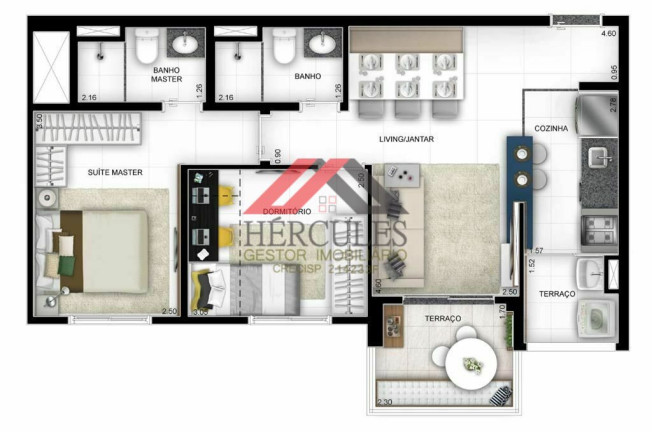 Imagem Apartamento com 2 Quartos à Venda, 58 m² em água Branca - São Paulo Imagem Apartamento com 2 Quartos à Venda, 58 m² em água Branca - São Paulo