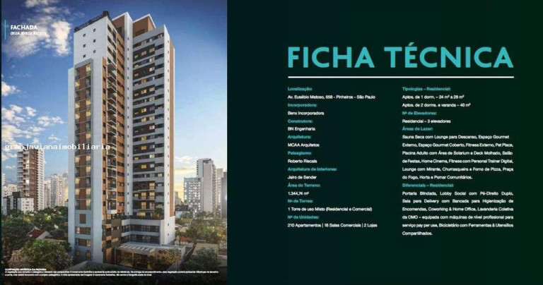 Imagem Apartamento à Venda, em Pinheiros Imagem Apartamento à Venda, em Pinheiros