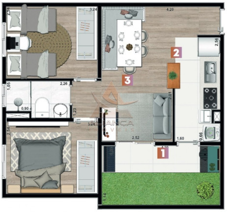 Imagem Apartamento com 2 Quartos à Venda, 55 m² em Jardim Zara - Ribeirão Preto Imagem Apartamento com 2 Quartos à Venda, 55 m² em Jardim Zara - Ribeirão Preto